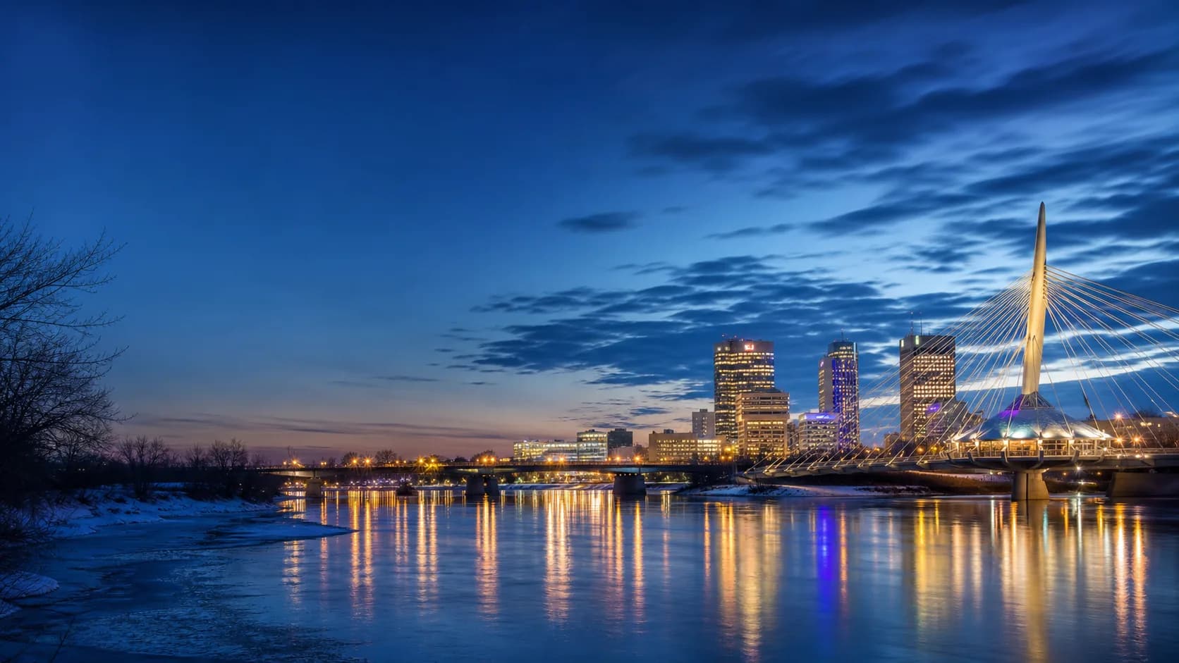 Winnipeg skyline for IPTV service in Manitoba